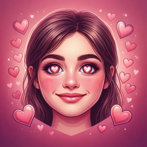 Heart Eyes Love
