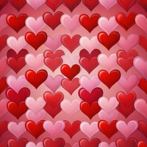 Heart Gradient Pattern