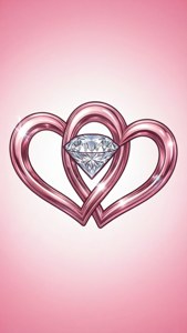 Heart Interlocked Rings