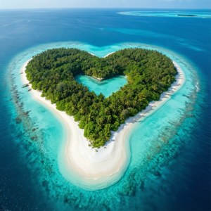 Heart Island Aerial