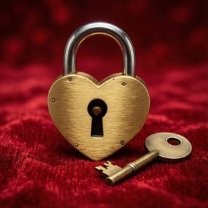 Heart Lock and Key