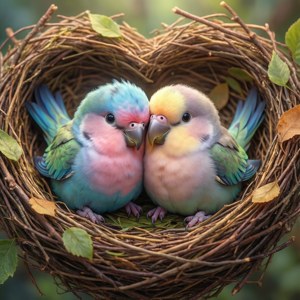 Heart Nest Cuddle