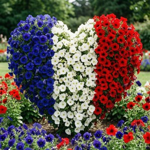 Heart of Flowers Flag
