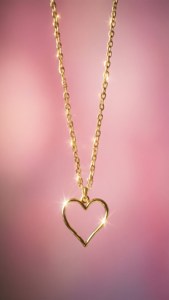 Heart Pendant Golden Dream
