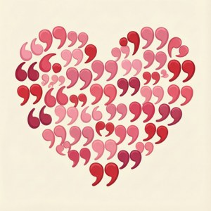 Heart Quote Marks