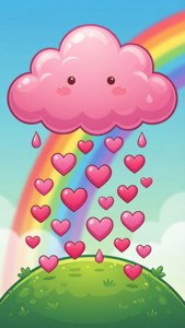 Heart Rain Cloud