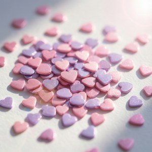 Heart Sequin Pastel