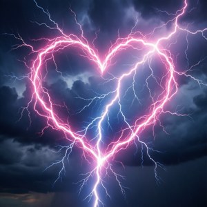 Heart-Shaped Lightning