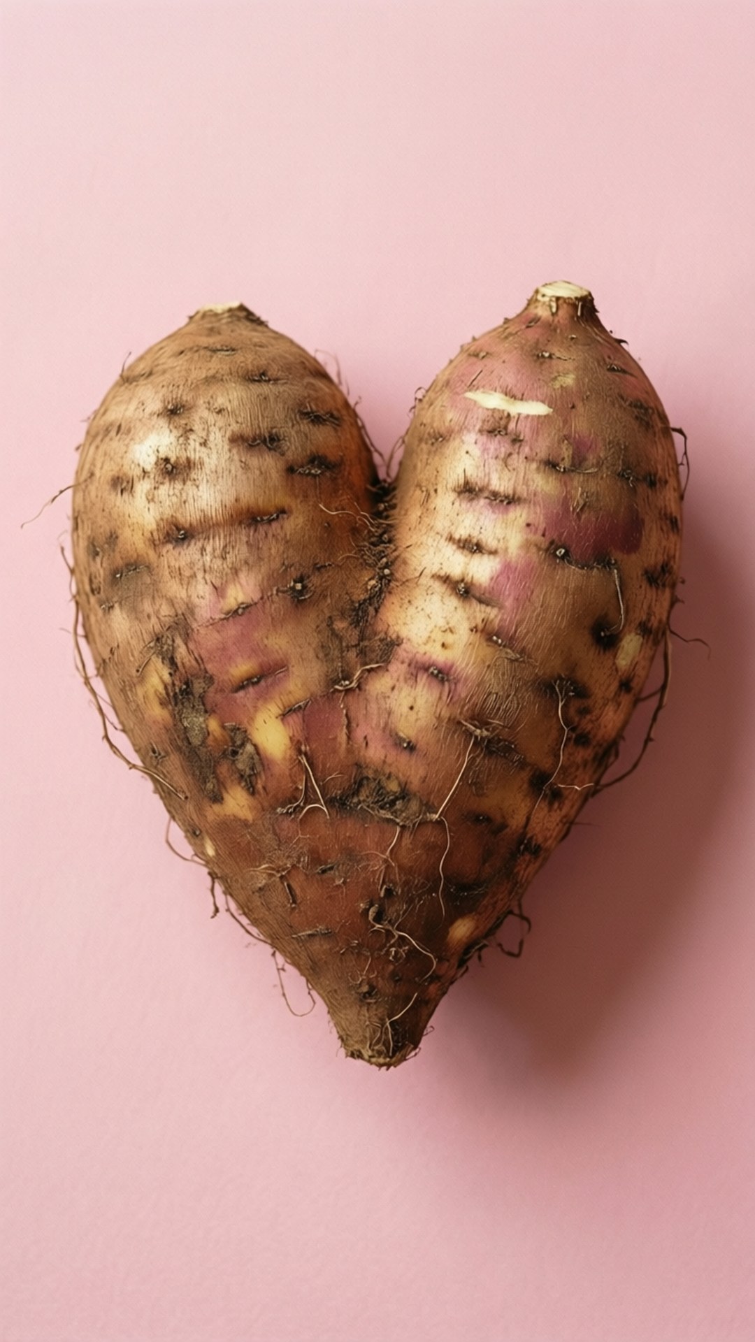 Heart-Shaped Yam by Wallpapers.art Studio