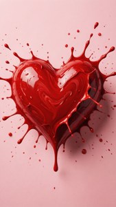 Heart Splat Love