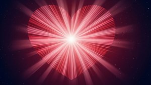 Heart Sunburst