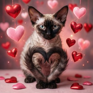 Heart Tail Lykoi