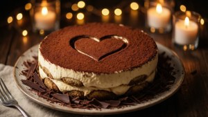 Heart Tiramisu Romance