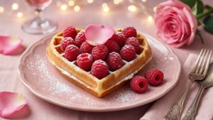 Heart Waffle Romance