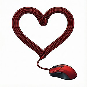 Heart Wire Mouse
