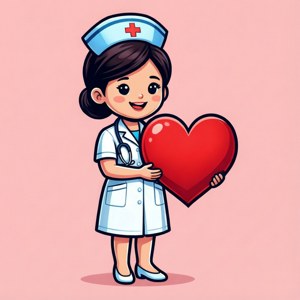 Heartfelt Nurse Clipart