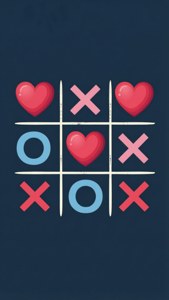 Hearts and Crosses Tic Tac Toe