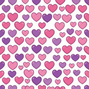 Hearts Pattern Pastel