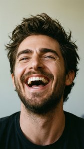Hearty Laugh Portrait