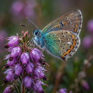 Heather Butterfly Macro