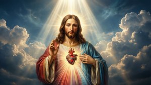 Heavenly Light Sacred Heart