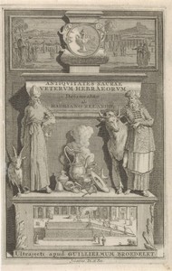 Hebreeuwse priesters op een sokkel