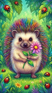 Hedgehog Rainbow Spines