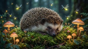 Hedgehog's Mossy Bed