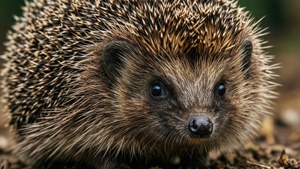 Hedgehog Spines Close-Up