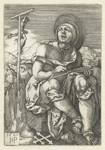 Heilige Antonius de Grote als kluizenaar