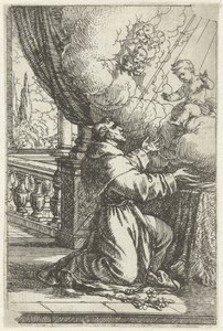 Heilige Antonius van Padua en zijn visioen van het Christuskind