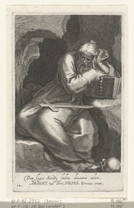 Heilige Arsenius de Grote als kluizenaar