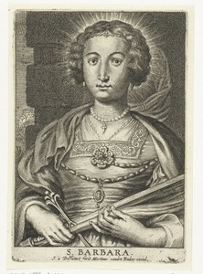 Heilige Barbara met zwaard