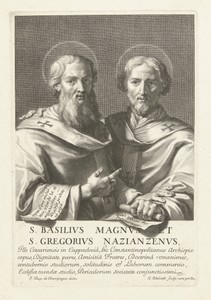 Heilige Basilius en de heilige Gregorius van Nazianze