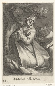 Heilige Bonosus als kluizenaar