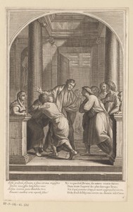 Heilige Bruno en enkele van zijn discipelen doen afstand van de wereld