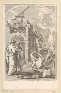 Heilige Bruno laat de Grande Chartreuse bouwen
