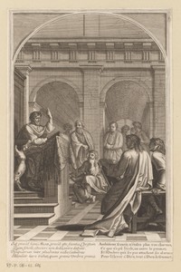 Heilige Bruno onderwijst theologie in Reims