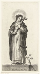 Heilige Catharina van Siena met crucifix