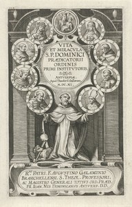 Heilige Dominicus met andere heiligen