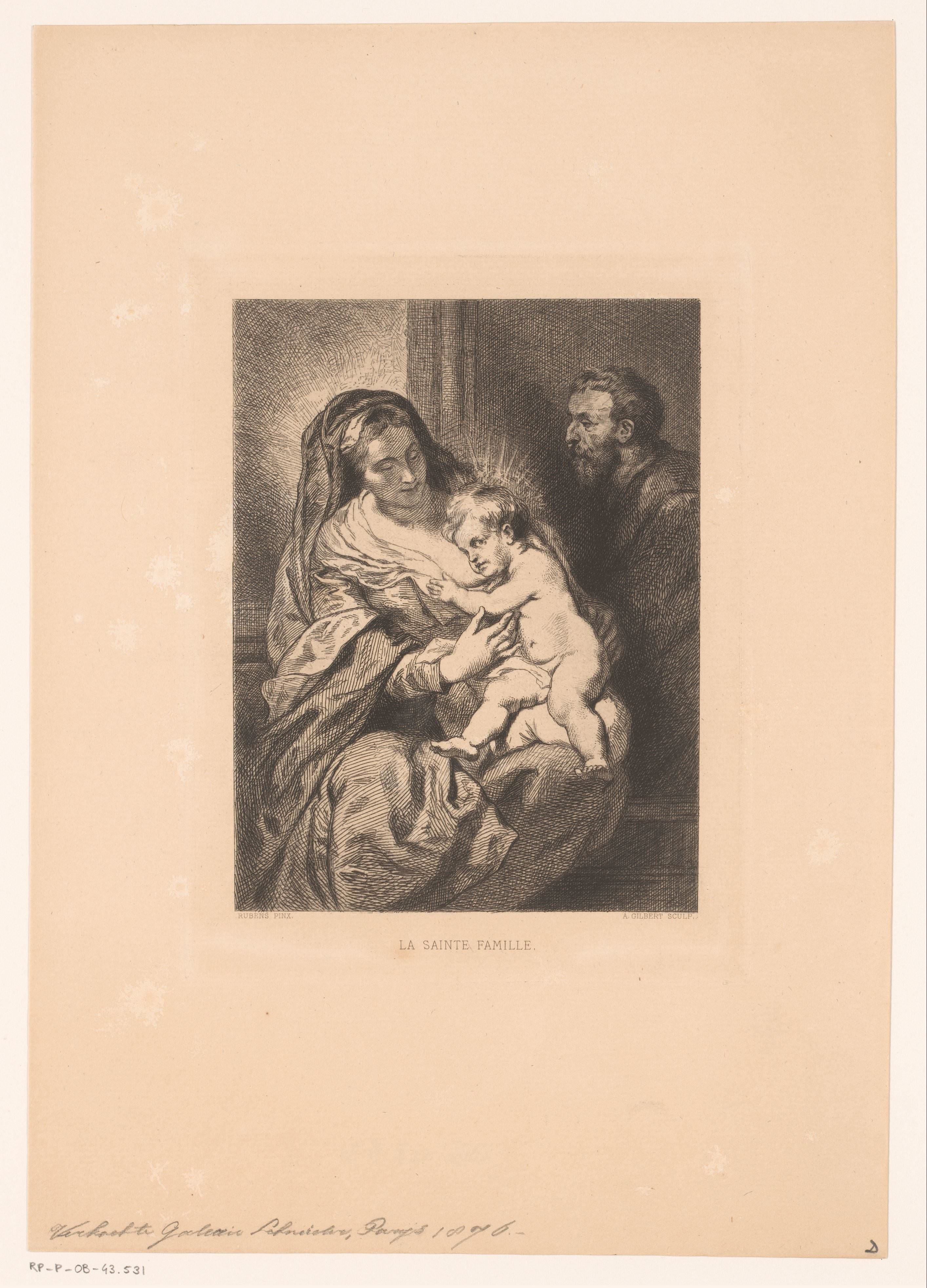 Heilige Familie by Achille Isidore Gilbert