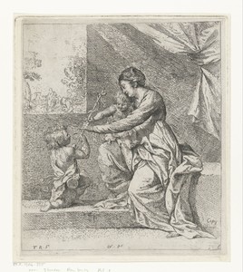 Heilige familie met Johannes de Doper