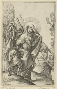 Heilige Familie op de terugweg uit Egypte
