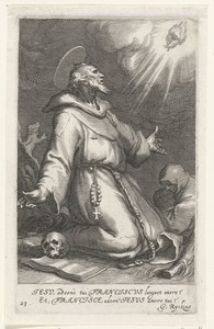 Heilige Franciscus van Assisi als kluizenaar