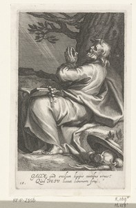 Heilige Gallatius van Helvetië als kluizenaar