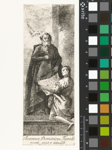 Heilige Hieronymus Aemilianus met knielende jongen