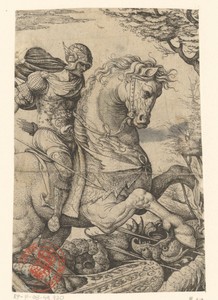 Heilige Joris en de draak (detail)