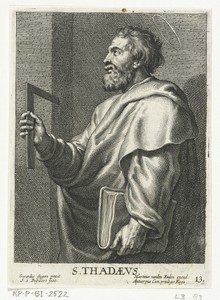 Heilige Judas Taddeüs met winkelhaak