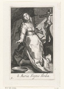 Heilige Maria als kluizenares
