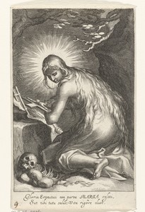Heilige Maria van Egypte als kluizenares